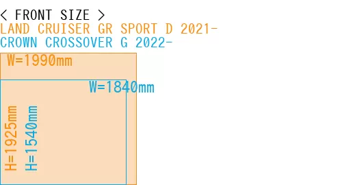#LAND CRUISER GR SPORT D 2021- + CROWN CROSSOVER G 2022-